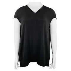 RICK OWENS FW14 Size L -Moody- Black Sleeveless Casual Top