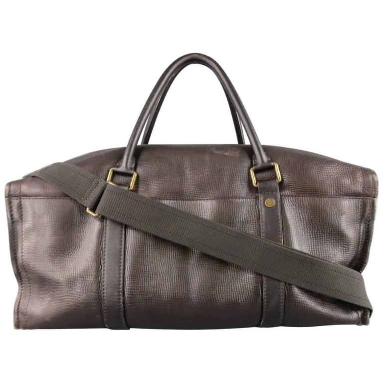 Duffle leather mini bag Louis Vuitton Brown in Leather - 29871216