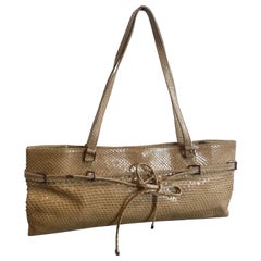 Bolso de hombro Yves Saint Laurent en lagarto Rice Gauche
