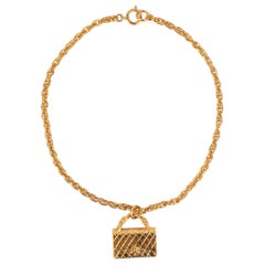 Collier en métal doré de Chanel, 1995