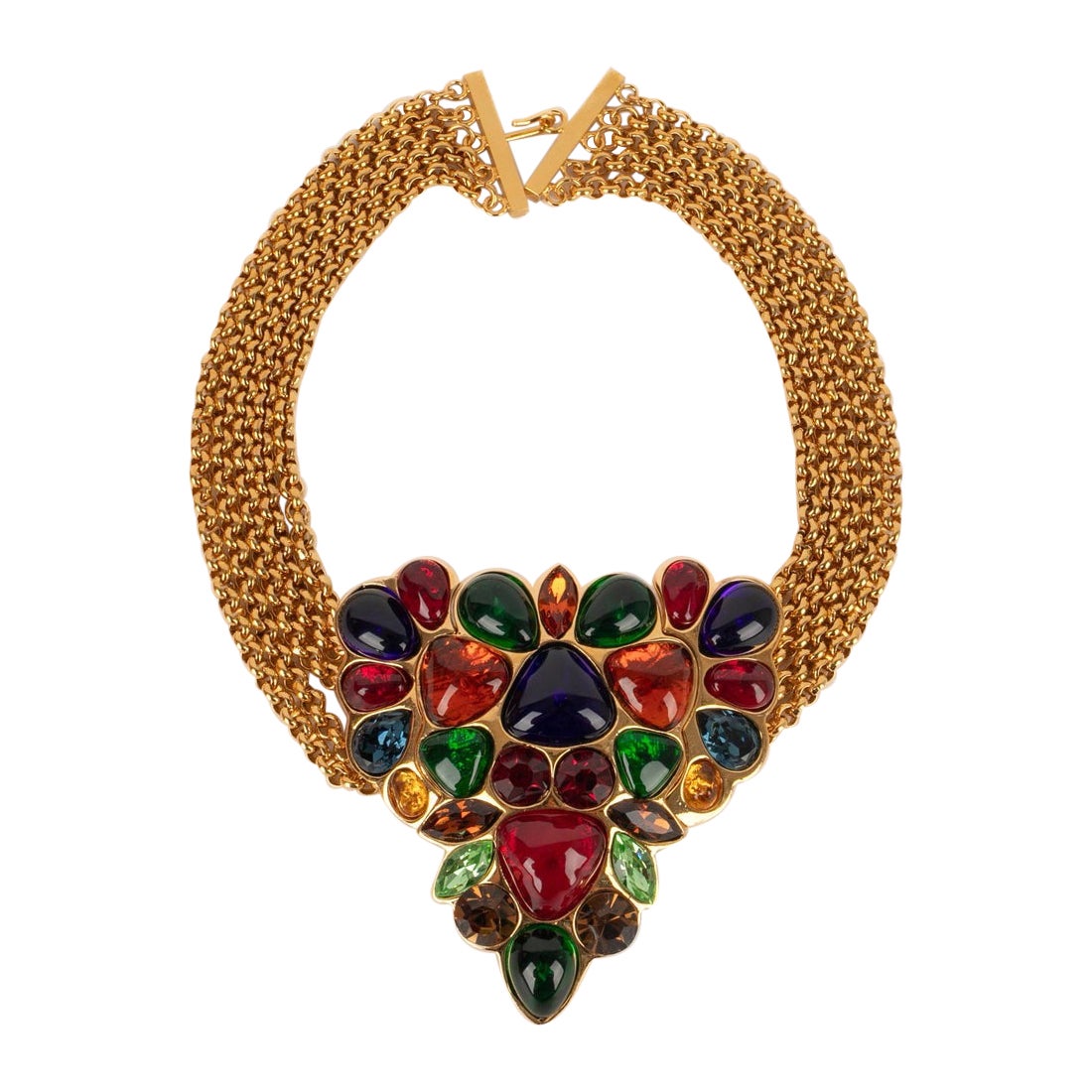 Woloch Bib Necklace Short Necklace, 1990s