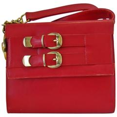 Istante By Gianni Versace Red Small Shoulder Bag 5