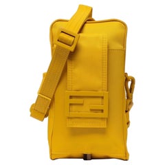 Portacellulare Fendi Nylon FF Giallo
