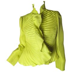 Valentino Neon Pleated Jacket 9