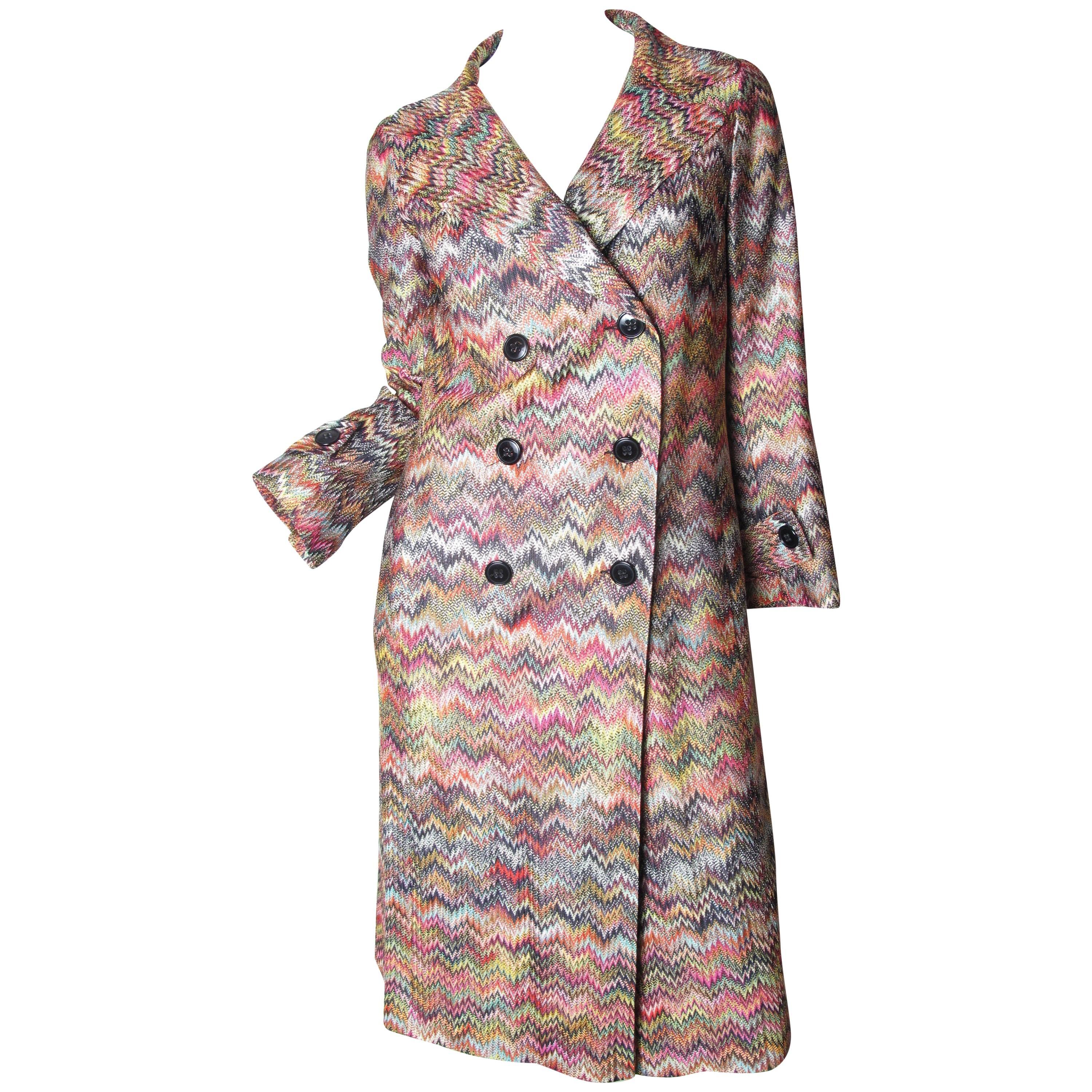 Missoni Knit Trench Coat - sale