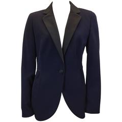 Akris Navy Tuxedo Suit 11