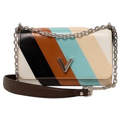 Borsa A Spalla Louis Vuitton Twist Stripes MM