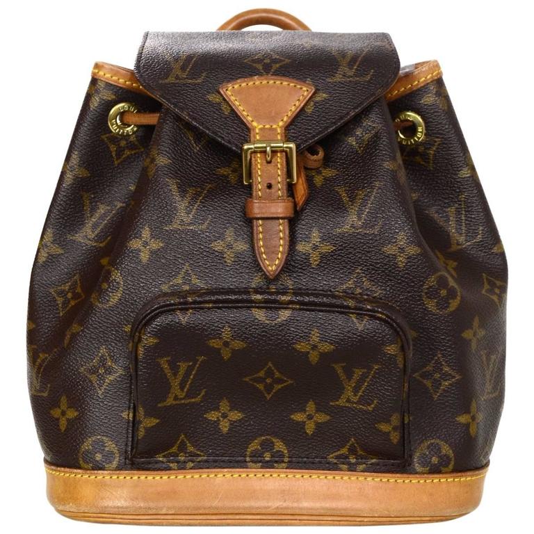 Louis Vuitton Monogram Mini Montsouris Backpack Bag For Sale at 1stDibs