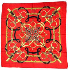 Hermes Silk Scarf, Eperon d'Or