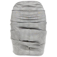 JUNYA WATANabe 2009 Gonna a ruota con taglio curvo 3D XS