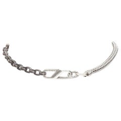JOHN HARDY Collar corto de gargantilla con cadena de cobre desparejada de plata 925