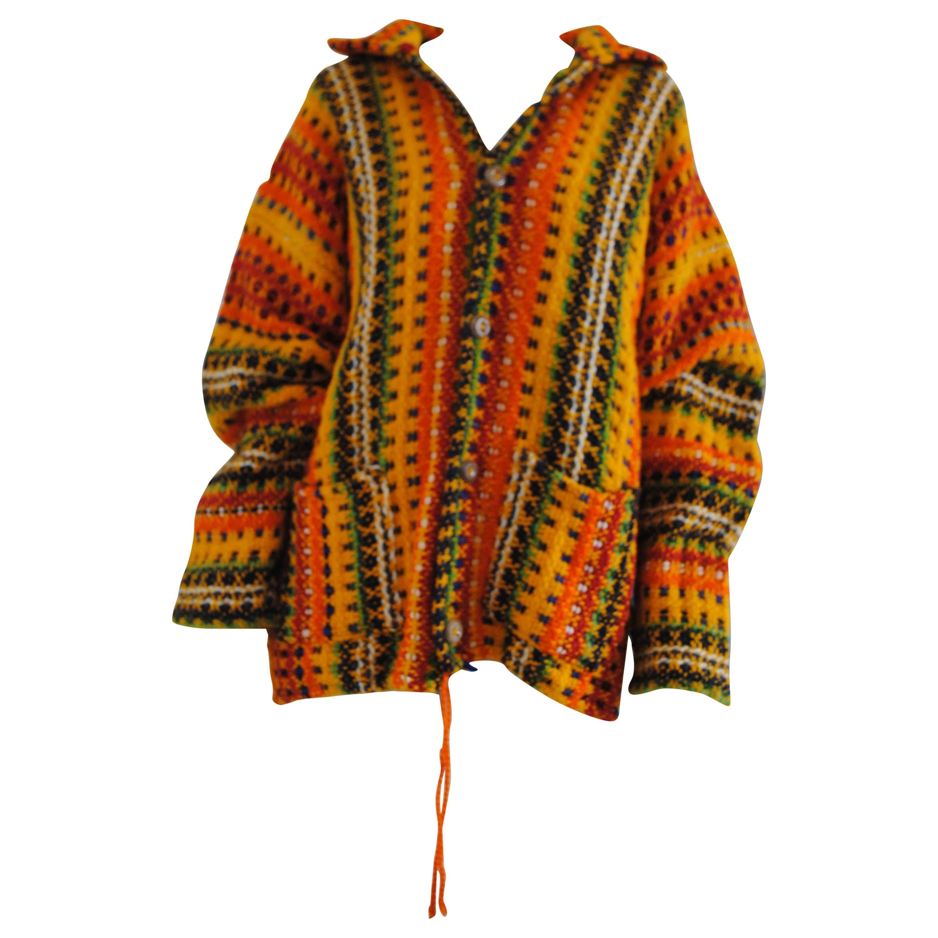 Vintage multicolour Wool Cardigan