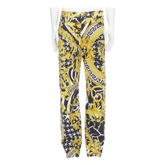 VERSACE Défilé 2019 Savage Barocco Gold Medusa clous de jean IT32