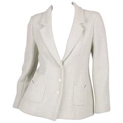 Chanel Jacket - minty green/metallic 9