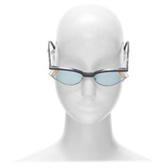 FENDI GENTLE MONSTER FF0369/S No.1 blue tinted cat eye sunglasses