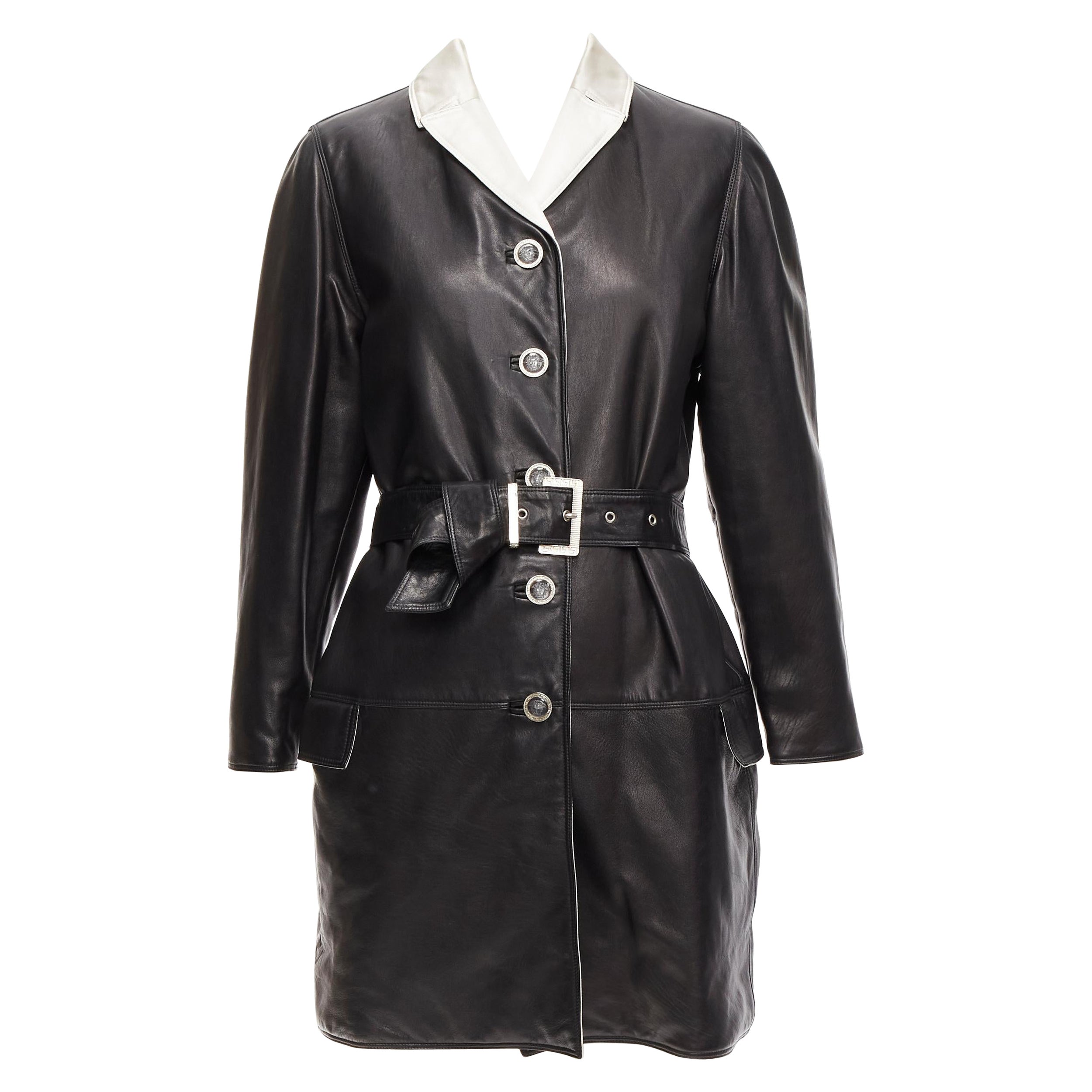 コート VERSACE Women Coats 1013530 1A10074 1E510 Gray Versace Coats for Women | US Online Store