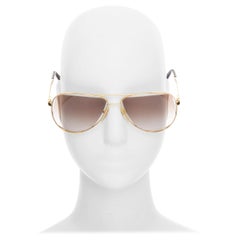 MAISON MARTIN MARGIELA MYKITA MMM02G gold cut out aviators
