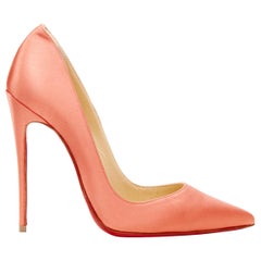CHRISTIAN LOUBOUTIN So Kate 120 Charlotte pink satin stiletto pump EU36