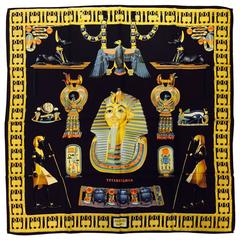 Hermes Tutankhamun Silk Twill Carre by Vladimir Rybaltchenko