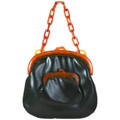 Koret Bakelite Trimmed Double Pouch Bag 3