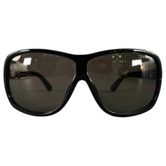 Tom Ford Occhiali da sole quadrati oversize in acetato nero Blake