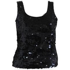 1990s L'altramoda Black sequins Shirt 11