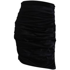 1980s Faust Black Skirt 7