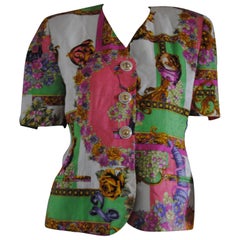 1980s Swish Multicolour Cotton Jacket