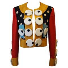 Moschino Couture giacca iconica multicolore