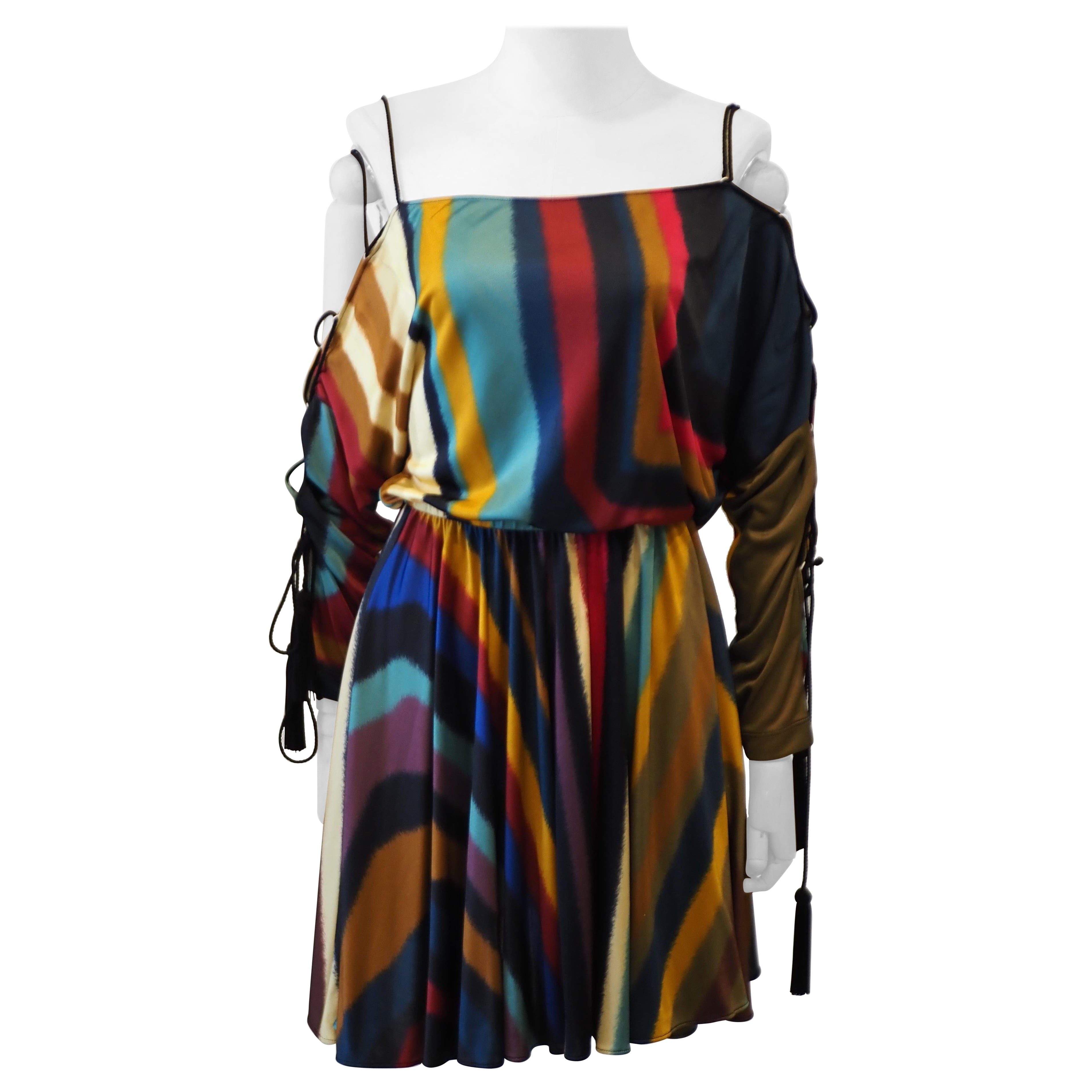 Roberto Cavalli multicoloured dress NWOT