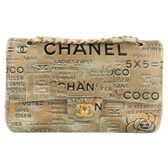 Chanel, bedruckte Ledertasche im Collage-Stil, 2015