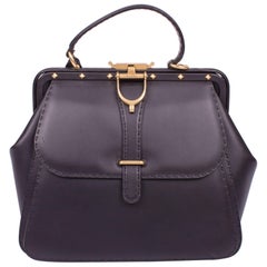 Gucci Lady Stirrup Top Handle Bag Limited Edition - black leather