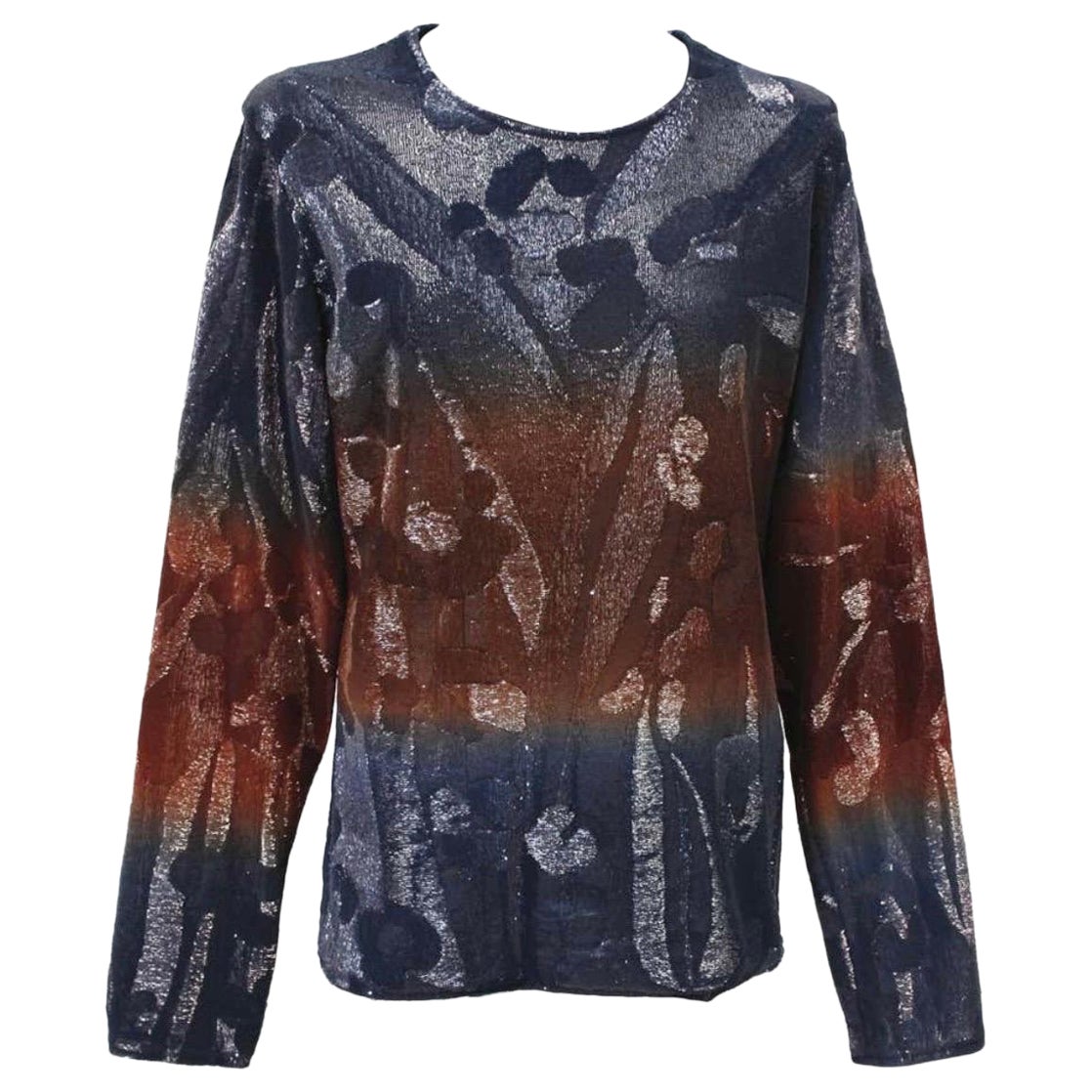 S/S2016 Versace Limited Edition Men's Embroidered Long Sleeve Sweater Shirt 3XL For Sale