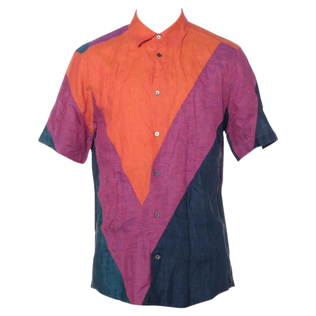 Louis Vuitton Multicolor Linen Top Men’s For Sale