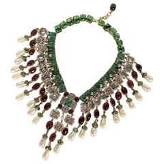 Important Chanel Anglo Indian Bib, Maison Gripoix