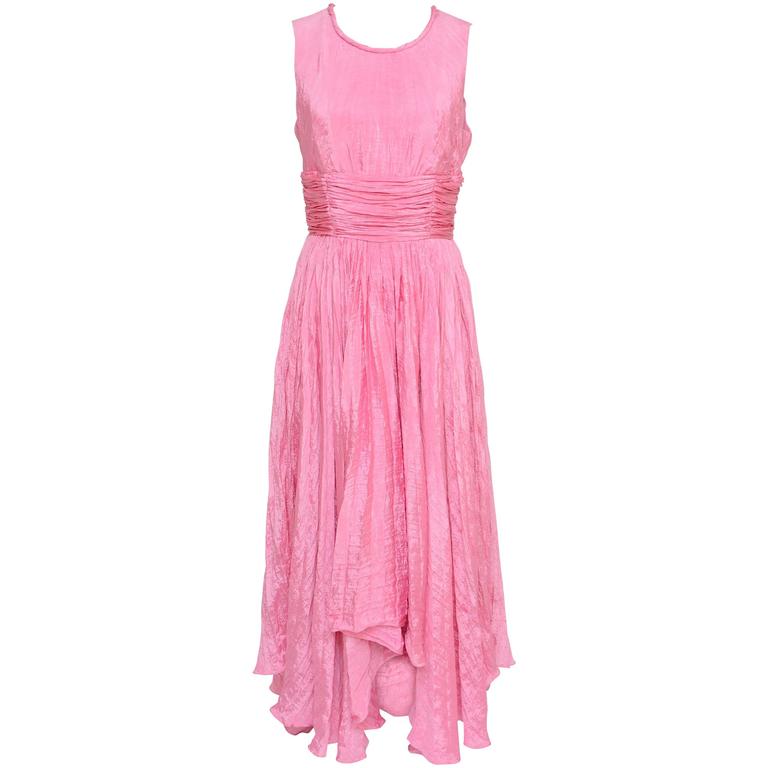 Oscar De La A Pink Dress Seen On Sarah Jessica Parker For Oscar De La A Pink Dress Seen On Sarah Jessica Parker For