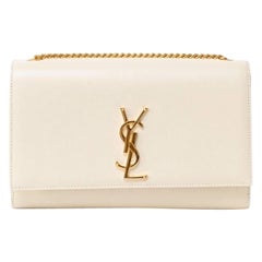 Borsa a Spalla Saint Laurent Kate Medium Beige