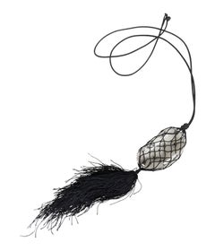 Early Elsa Peretti Rock Crystal Bean Pendant