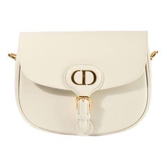 Borsa a Spalla Dior Bobby Medium Box Bianca