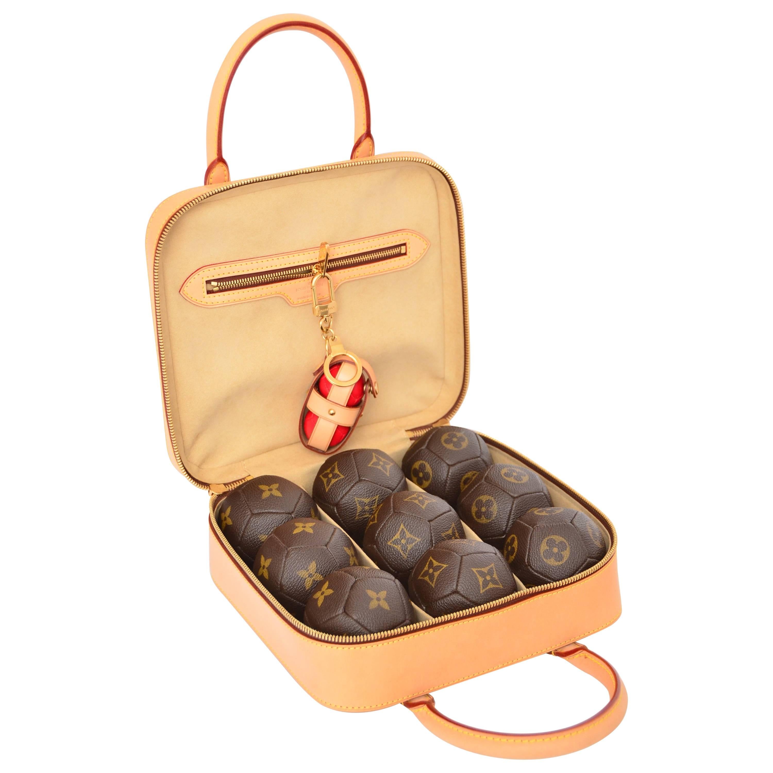 Louis Vuitton Petanque Ball Set  Home Decor Game Limited Edition 