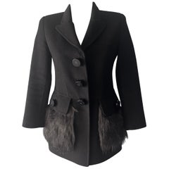 Cappotto Marc Jacobs con tasche in ecopelliccia in perfette
Condizioni