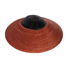 Yves Saint Laurent Black & Red Hat 1985 YSL