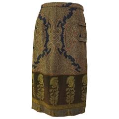 Vintage 1980s Koos Van den Akker Wool Kilt Skirt