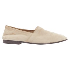 MR HARE khaki soft suede leather slip on shoes US8 EU42