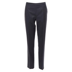 Maison Maison Linea 4 grigio 100% lana 4 punti indietro pantaloni affusolati FR42 XL