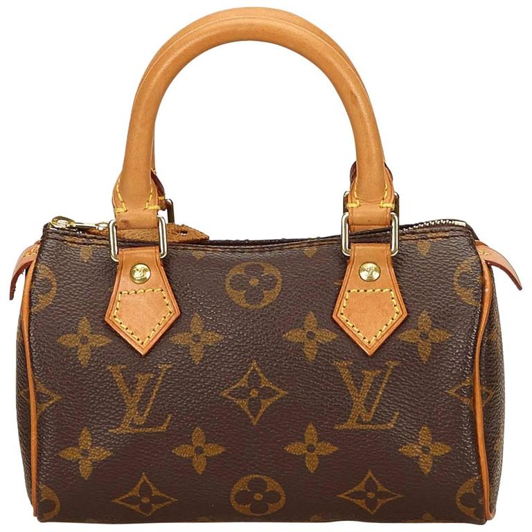 Louis Vuitton Brown Monogram Mini Speedy For Sale at 1stdibs