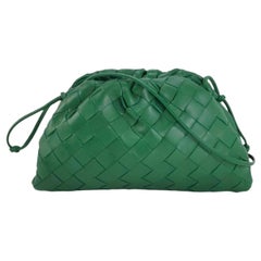 Bottega Veneta Pouch Mini Leather Parakeet Green