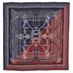 Vintage Hermès 'Big Manege' Bandana / Scarf, 1990