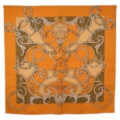 Hermès Silk Twill Foulard / Scarf, 1993