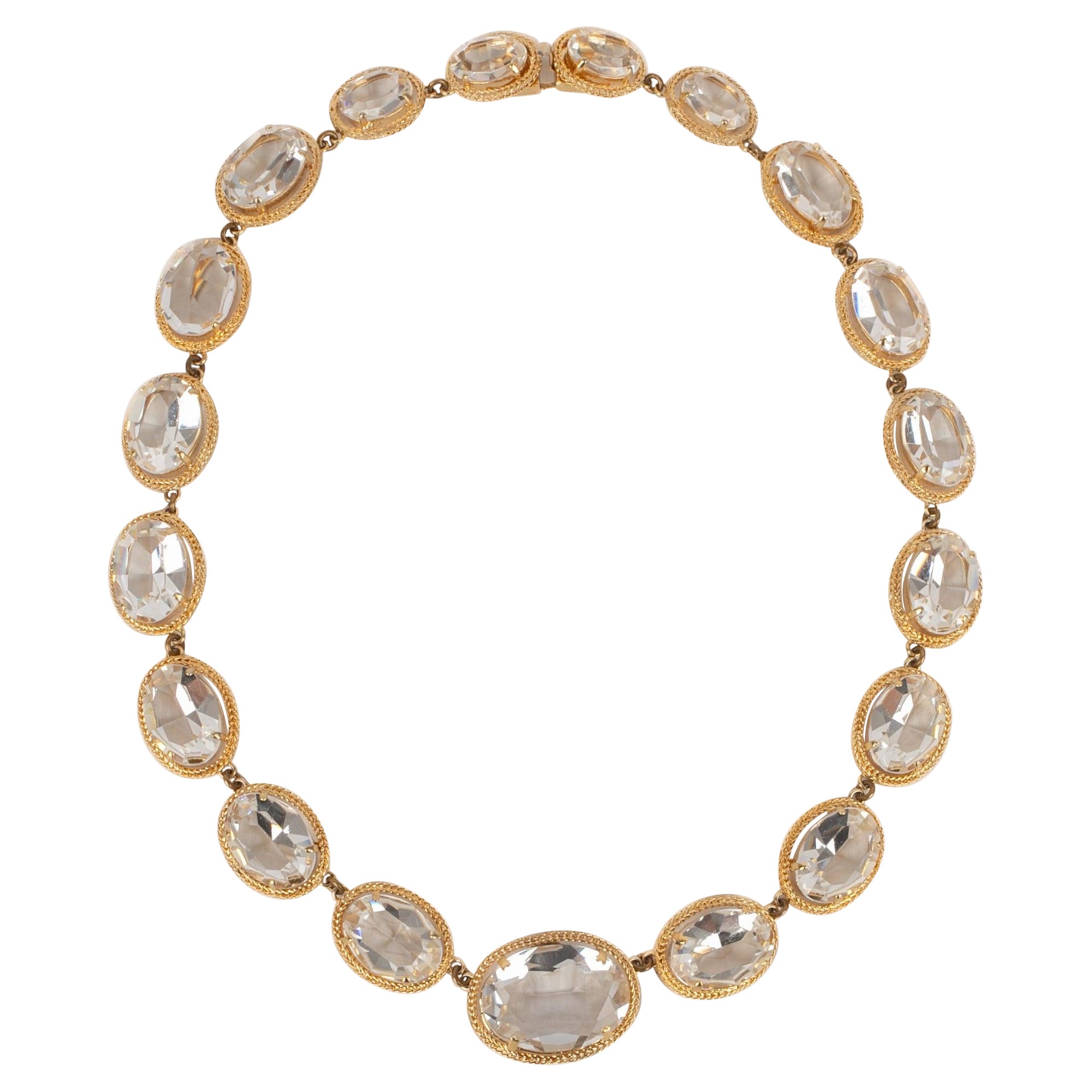Collana Dior con cabochon trasparenti, 1961